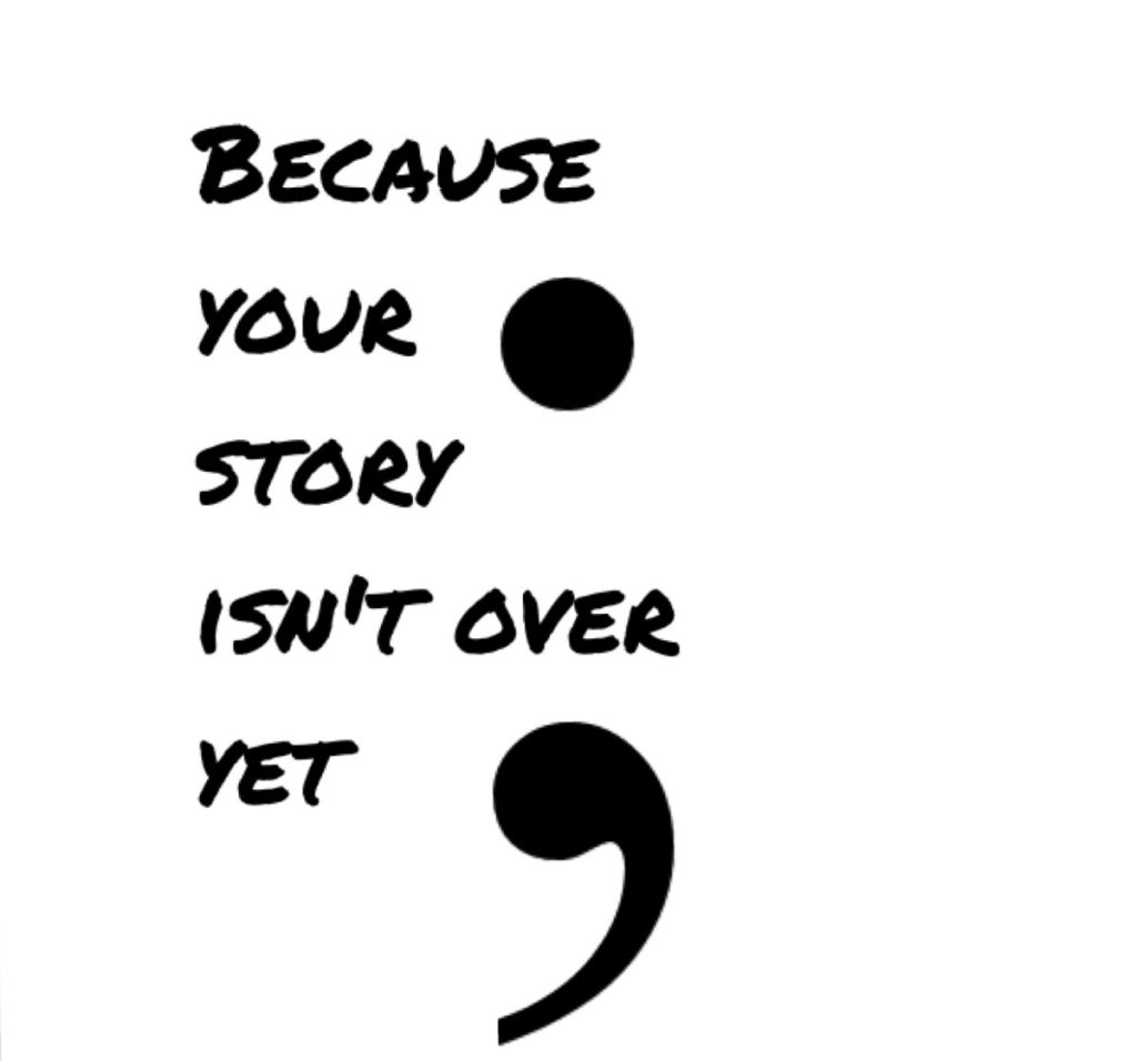 The Semicolon Meaning Of Life – Big Joe on the Go